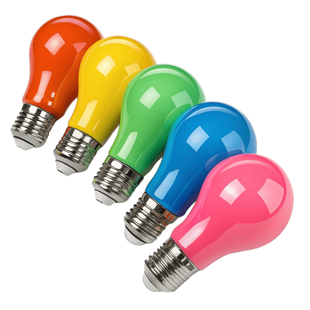 Colored bulb-A19 pc